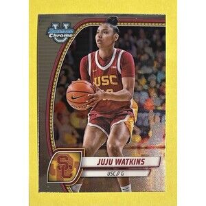 2024-25 Bowman Chrome University Juju Watkins #37 USC Trojans